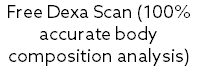 Free Dexa Scan (100% accurate body composition analysis)